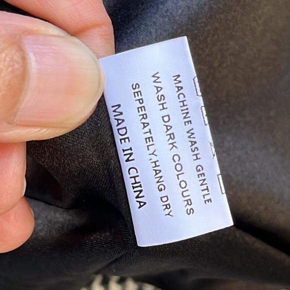 Trish Scully Women's Houndstooth Double Breasted Blazer 12 Wool Academia Preppy - Picture 11 of 11